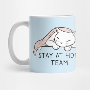 Join White Kitty Stay at Home Team Mug